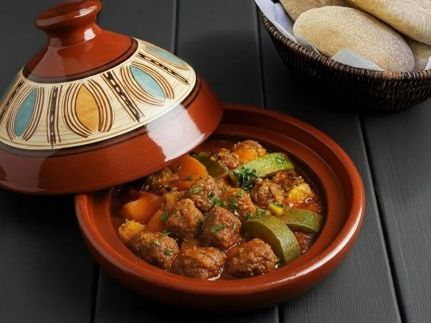 Beef Kofta Casserole With Vegetables