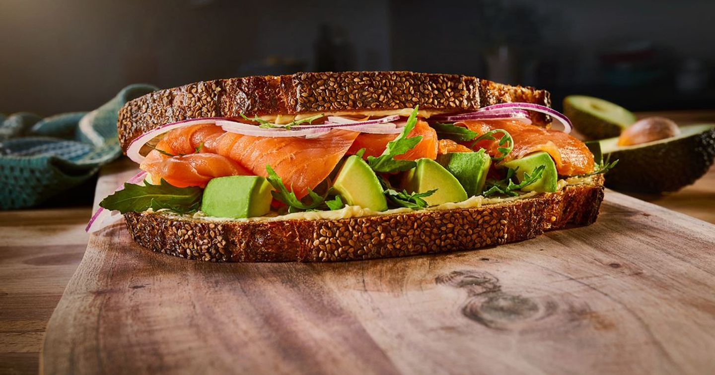Smoked Salmon Sandwich