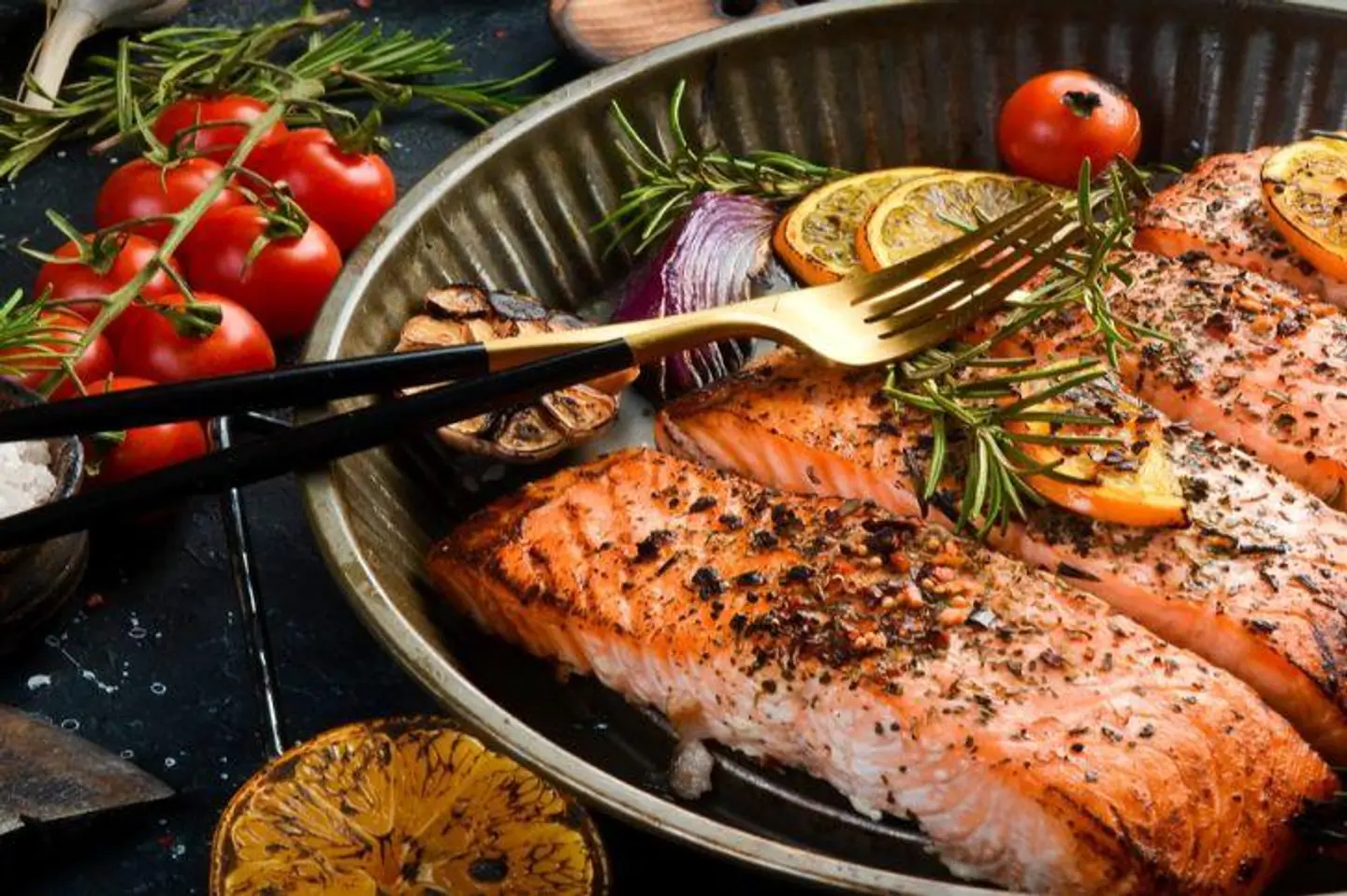 Grilled Salmon With Butter