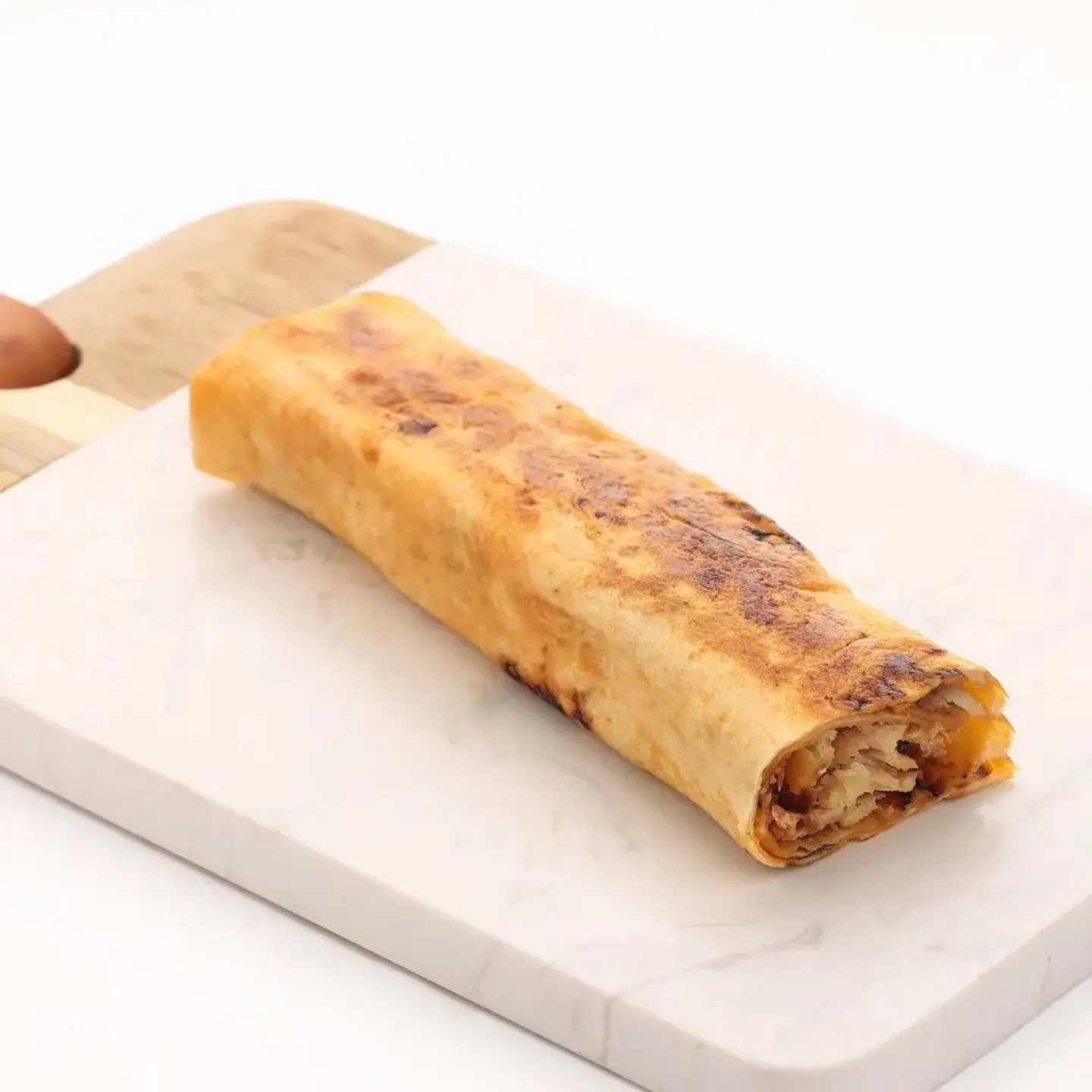 Red Pan Seared Shawarma With Cheese