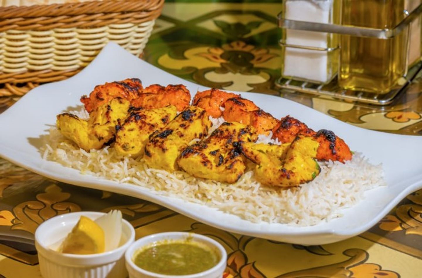 Chicken Tikka With Rice