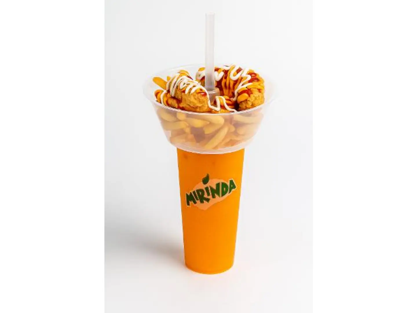 Chicken Strips Fries With Mirinda