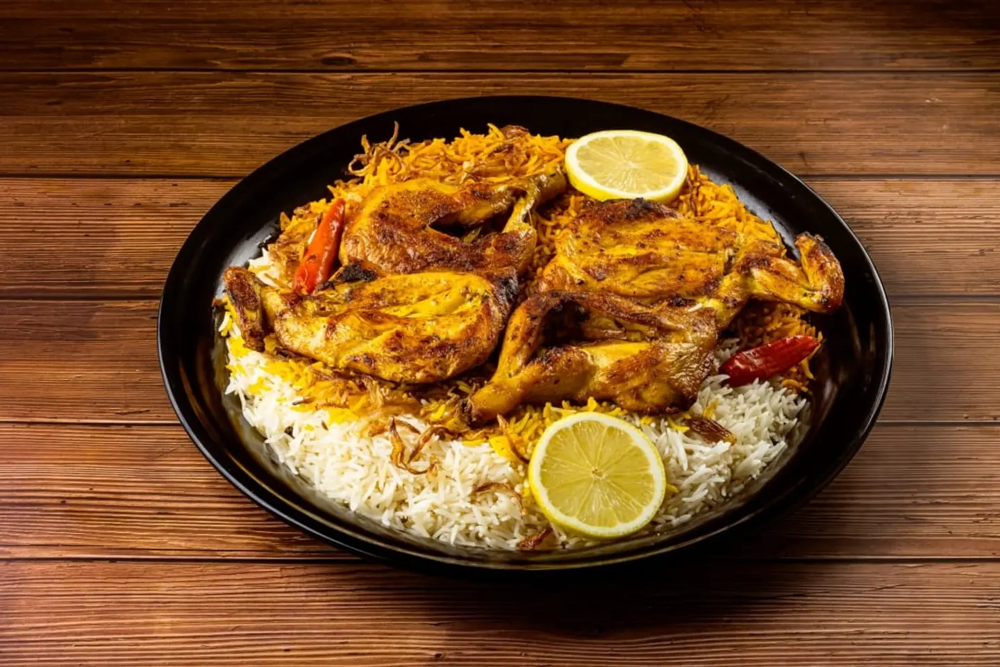 مظبي أرز شعبي - دجاجة كاملة