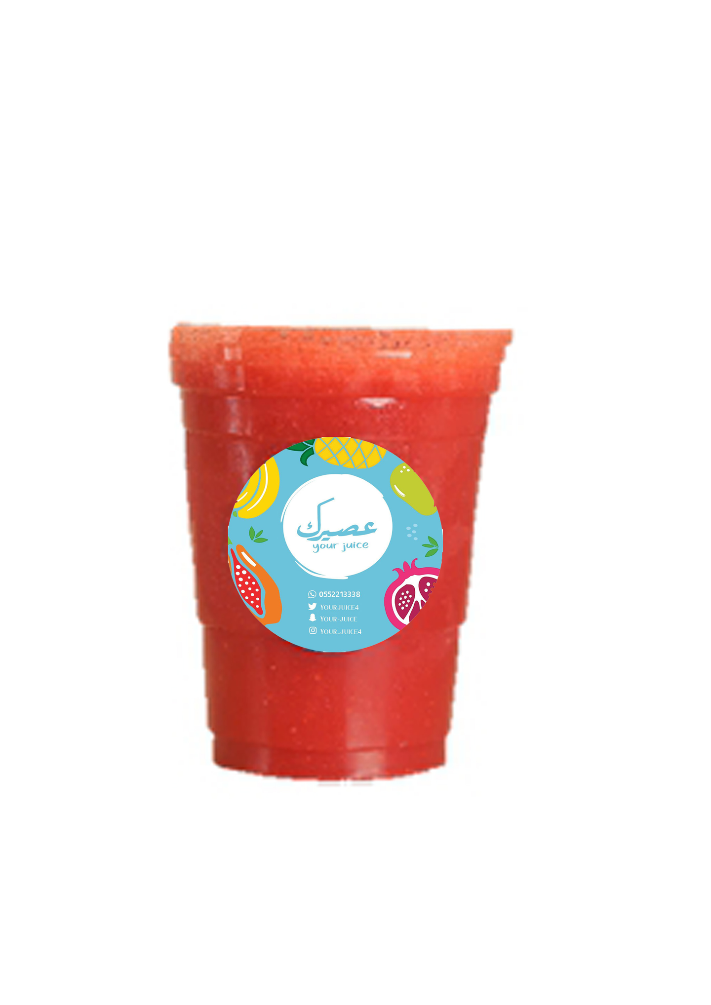 عصير فراولة - كبير