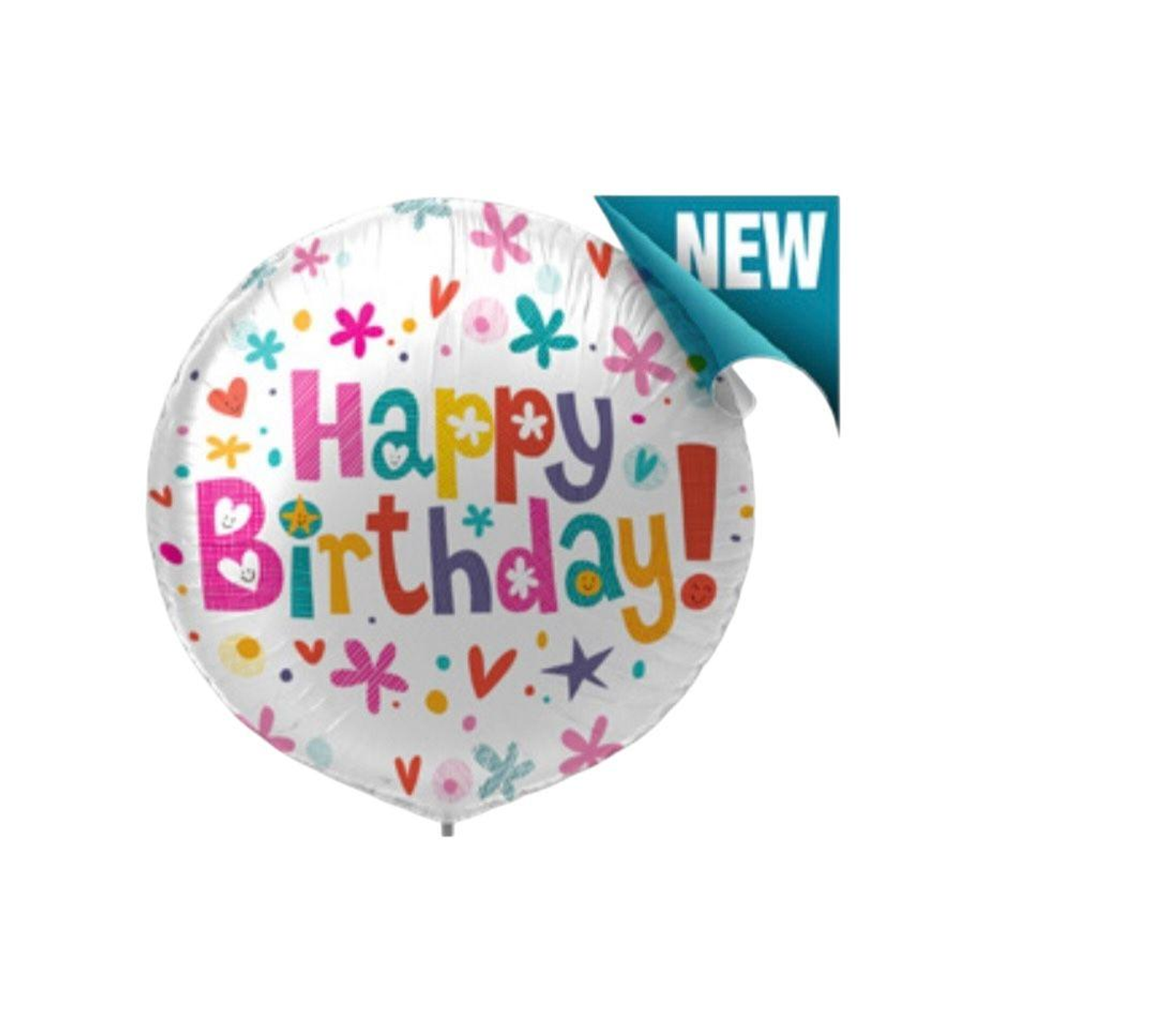 بالون هيليوم عيد ميلاد سعيد 2