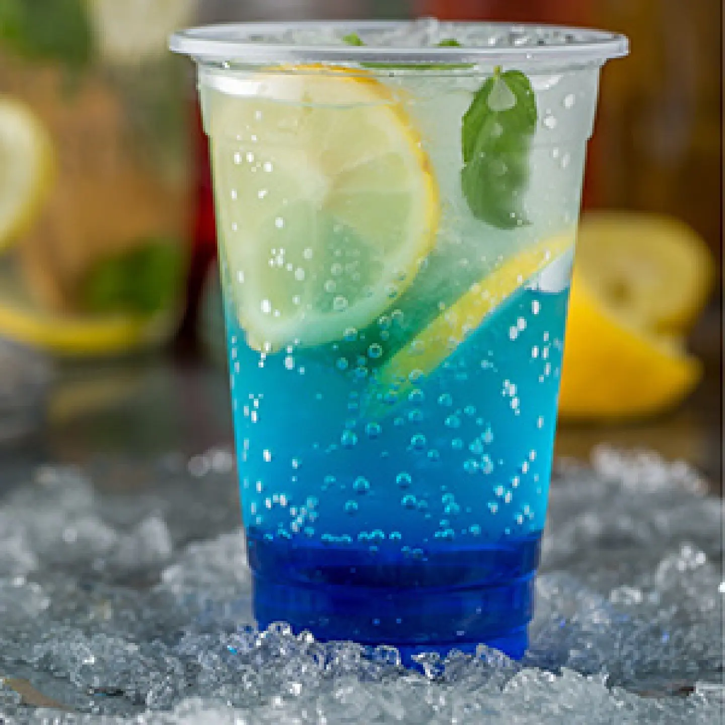 Blue Pineapple Mojito