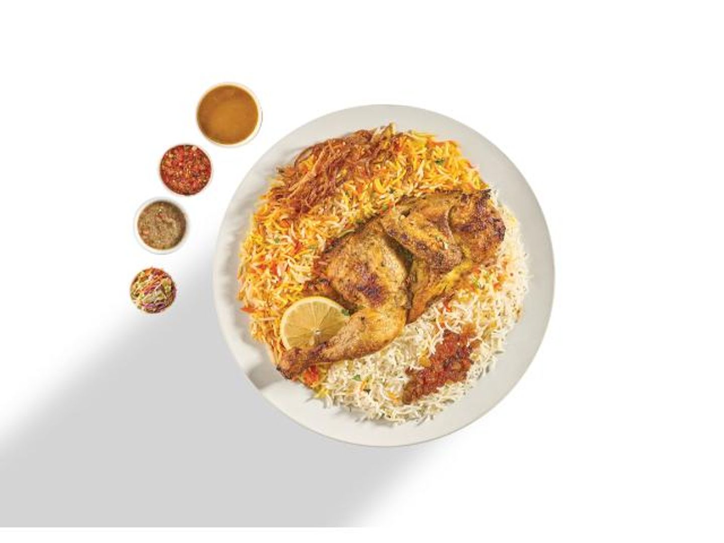 حبة دجاج حنيذ رز بيشاور