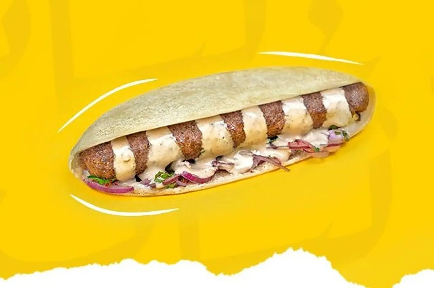 Meat Kebab Sandwich