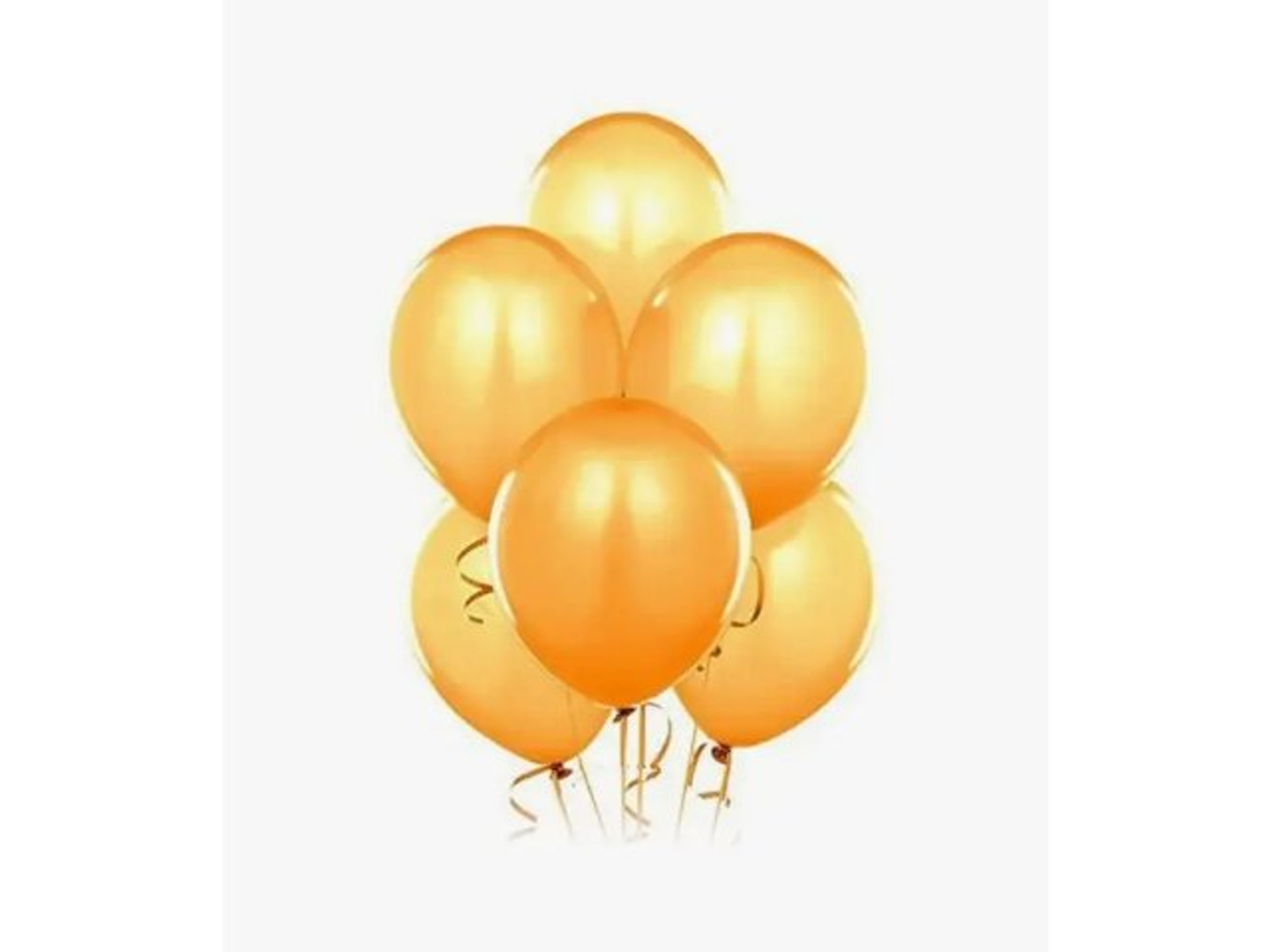 Gold Helium Balloons