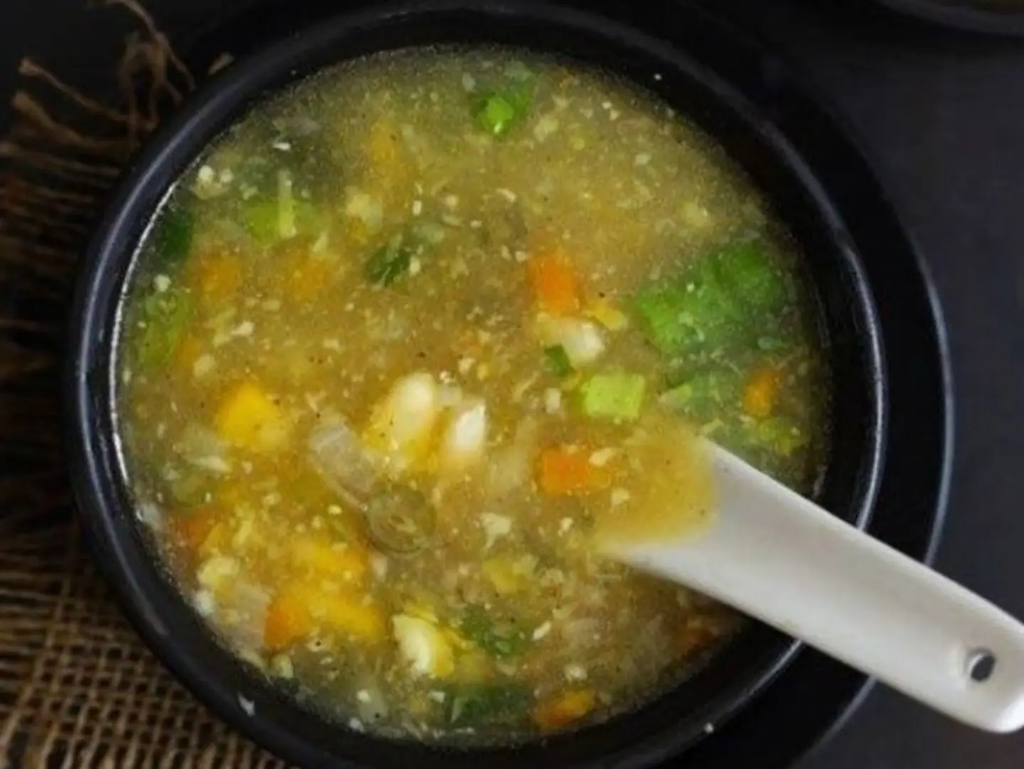 Sweet Corn Vegetable Soup