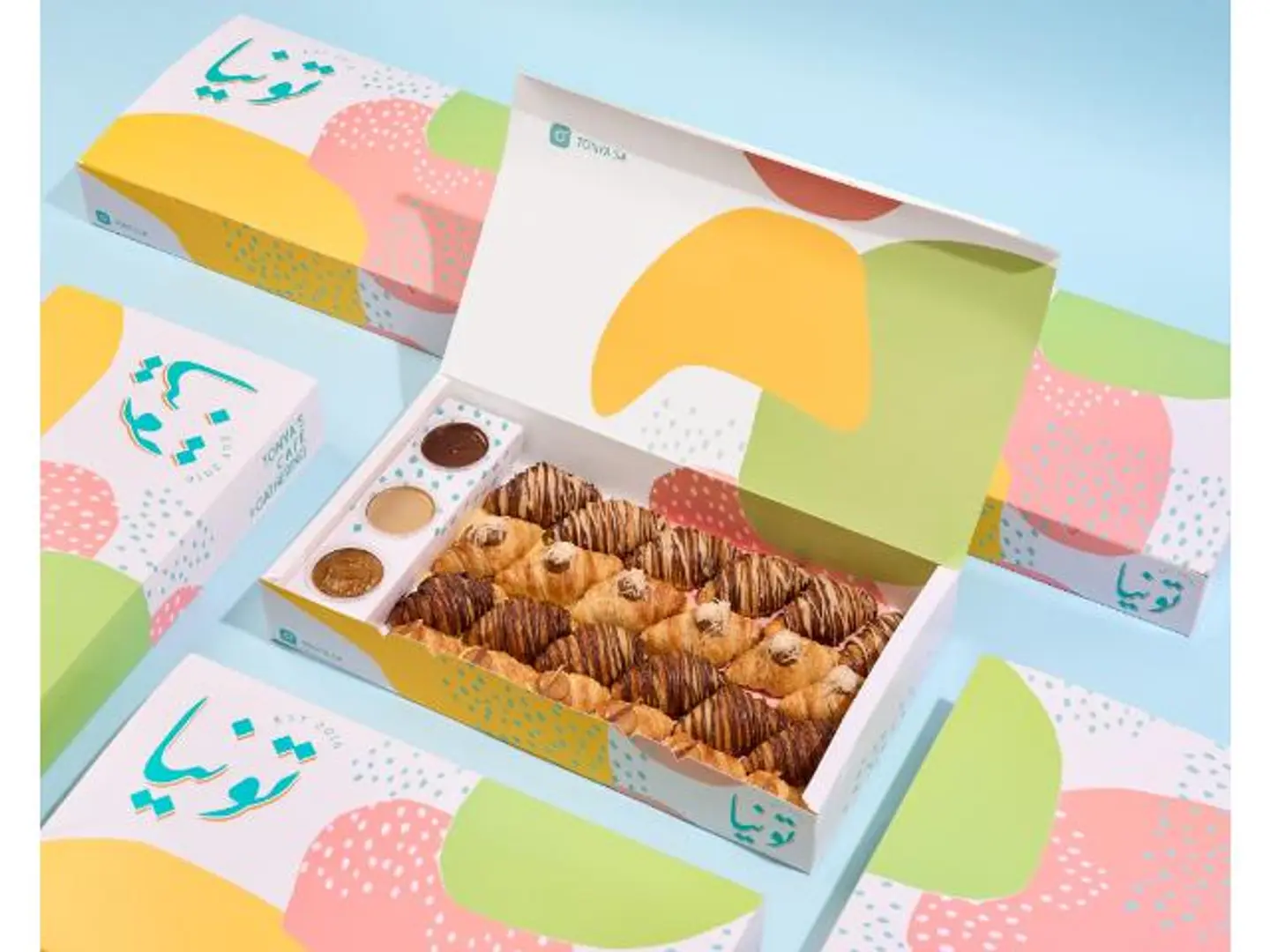 Sweet Croissant Bites Box   24pcs