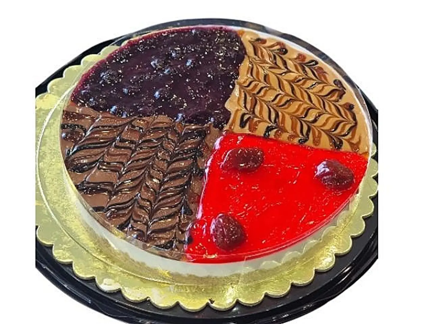 Cheesecake With 4 Fillings — Large Size (Serves 8)