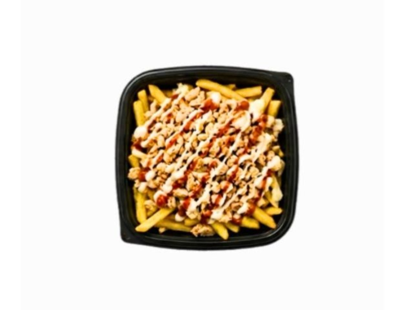 Fries With Chicken And Tahini
