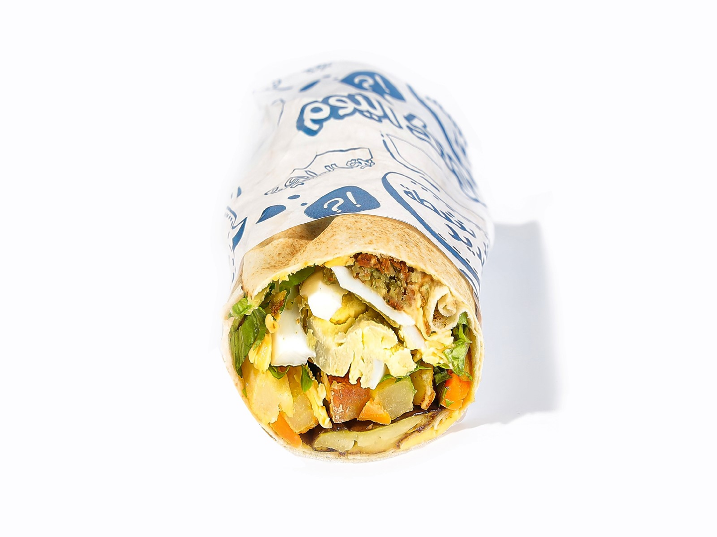 Falafel With Boiled Eggs And Cheese