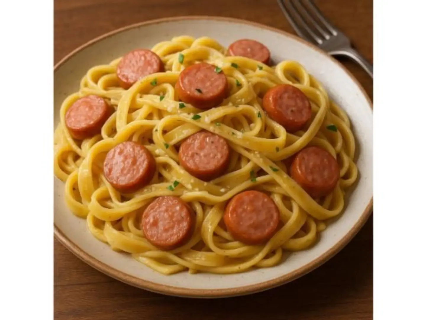 Hot Dog Fettuccine