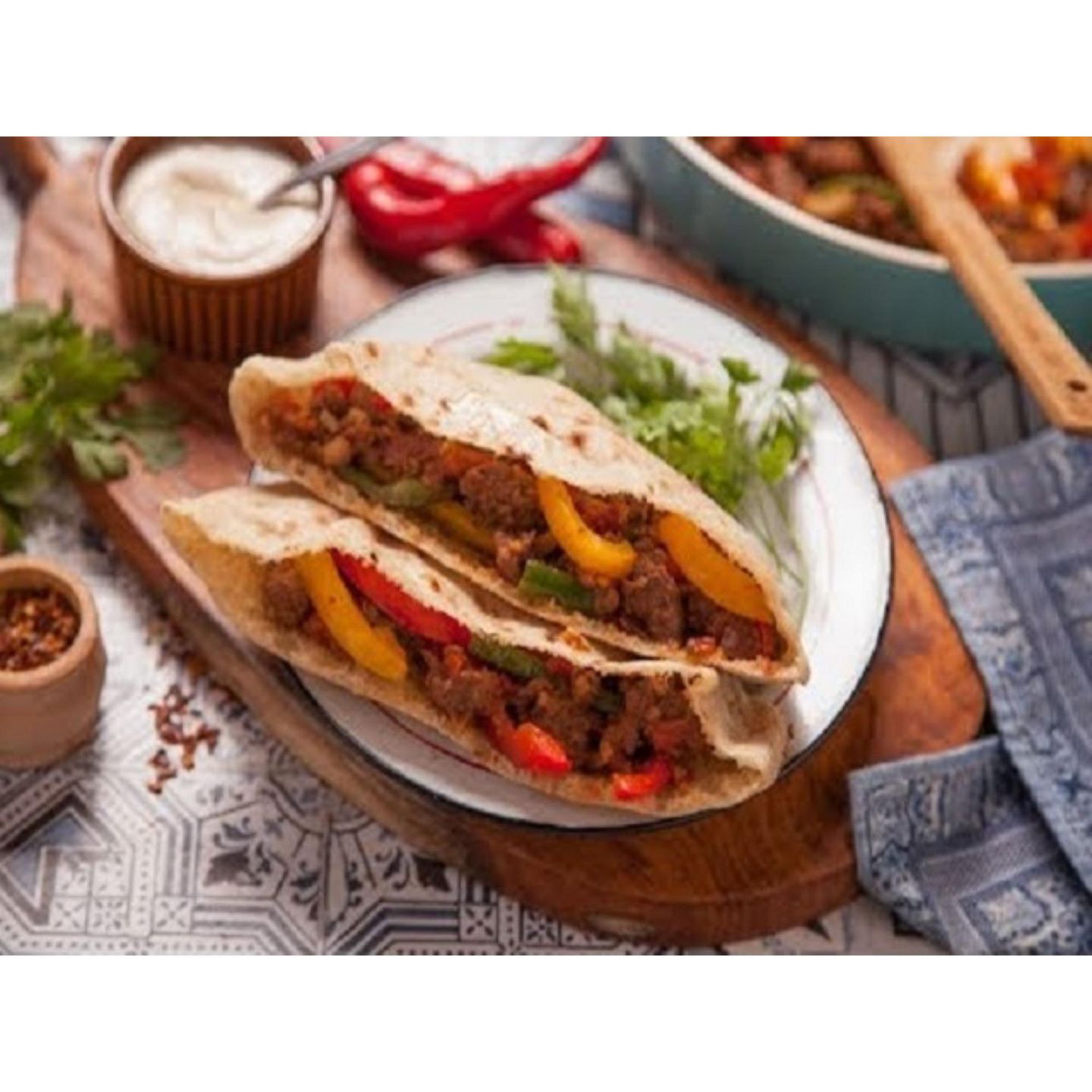 Foul And Eggplant Sandwich