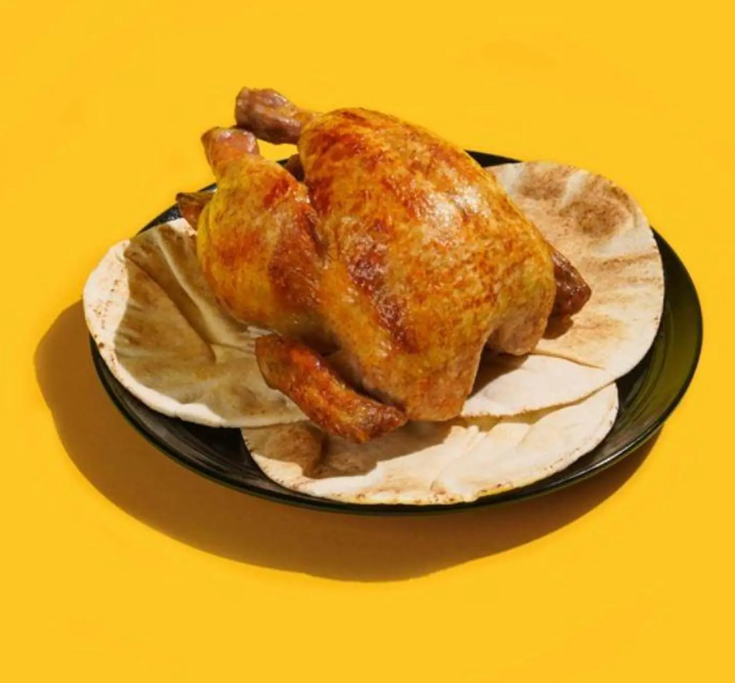 Full Plain Grilled Chicken