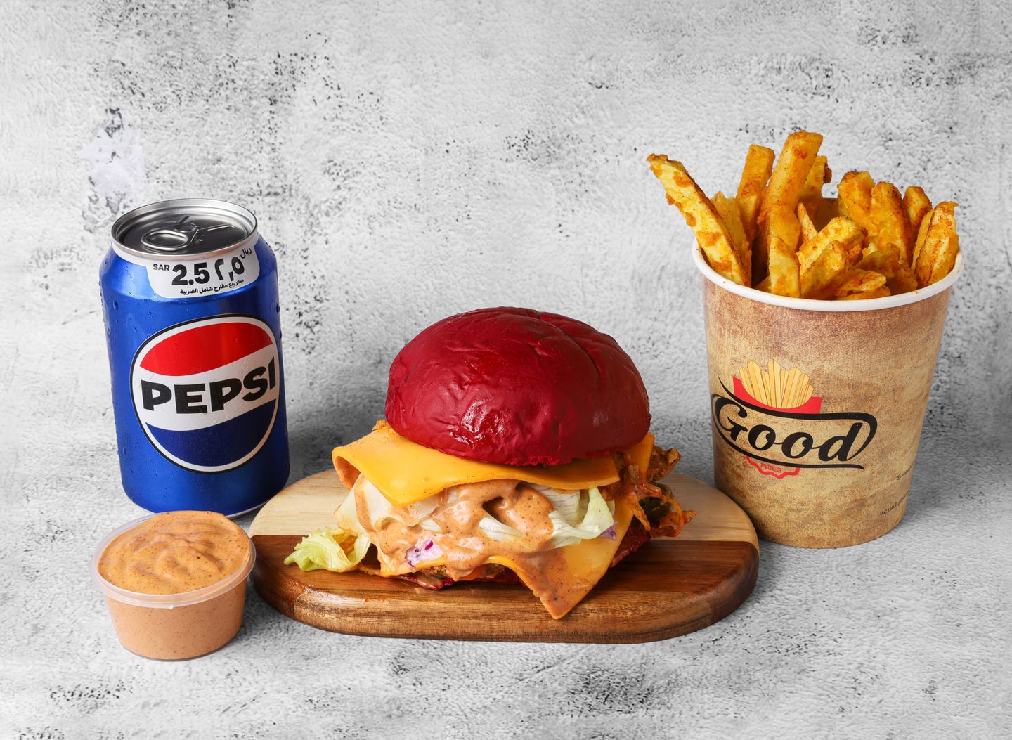 Spicy Chicken Burger Meal