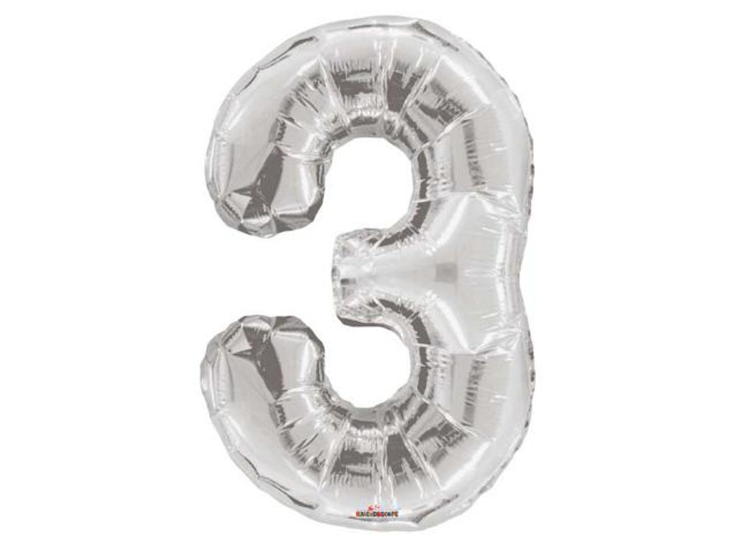 Silver 3 Helium Balloon
