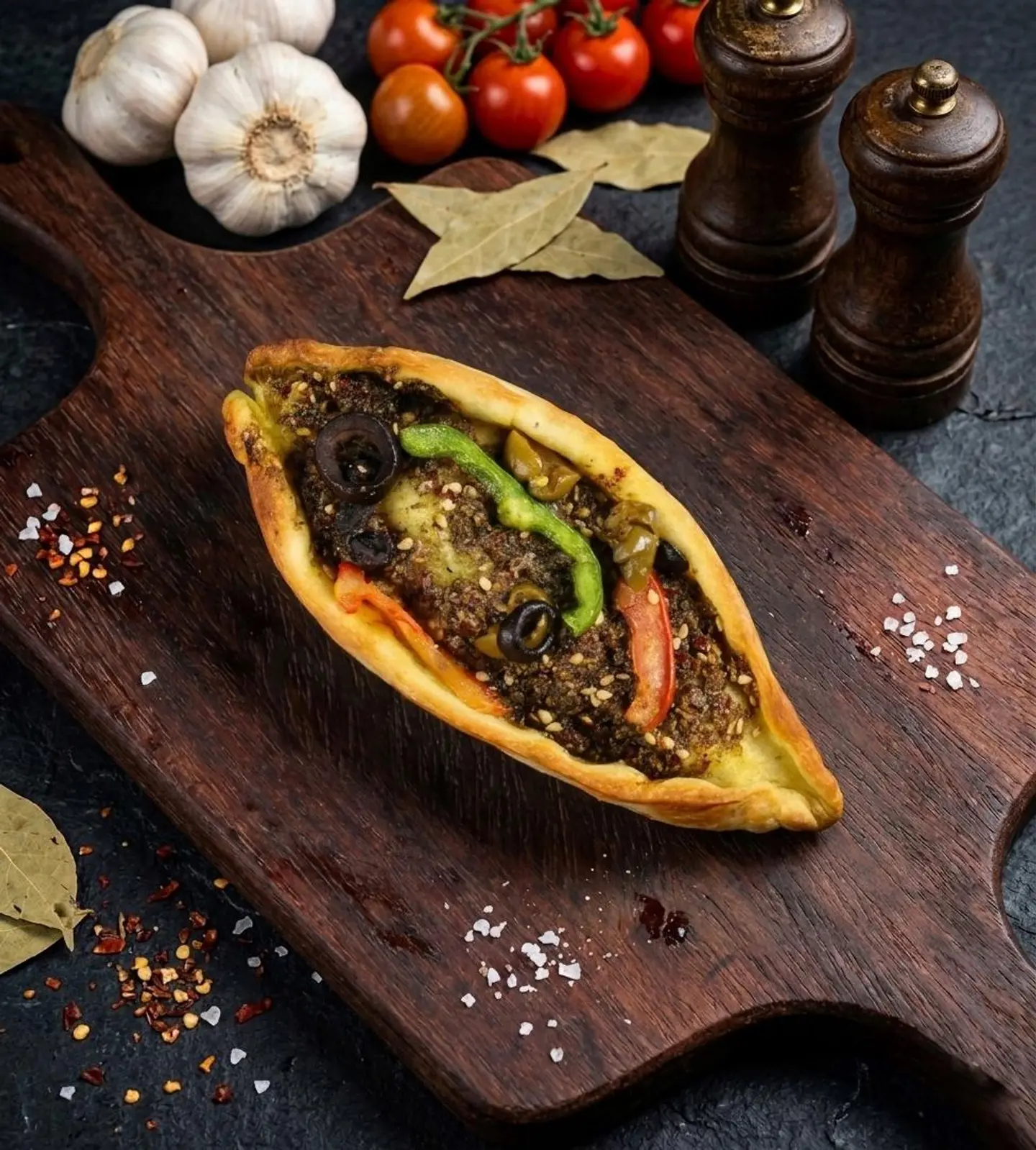فطيرة زعتر بالخضار