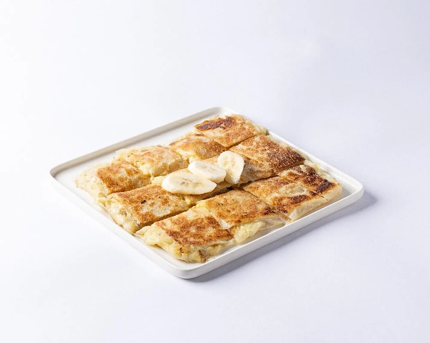 مطبق موز بالقشطة