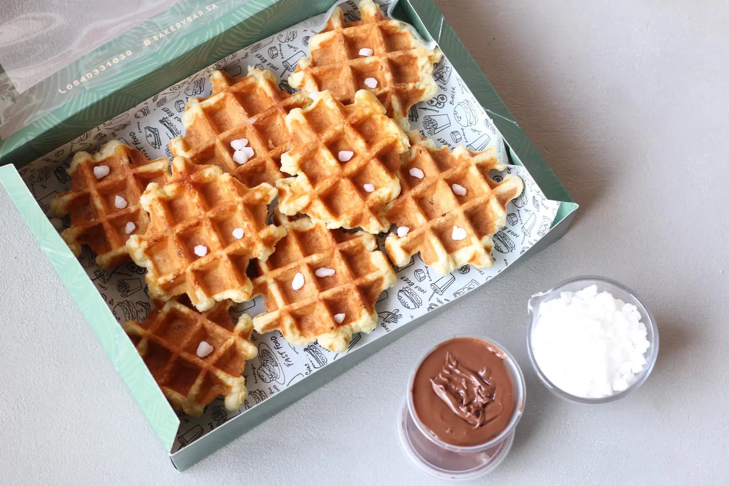 Belgian Waffle Box 10 Pieces
