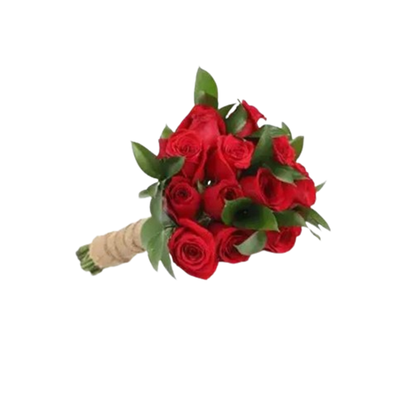 1048 Hand Bouquet With 13 Red Red Rose