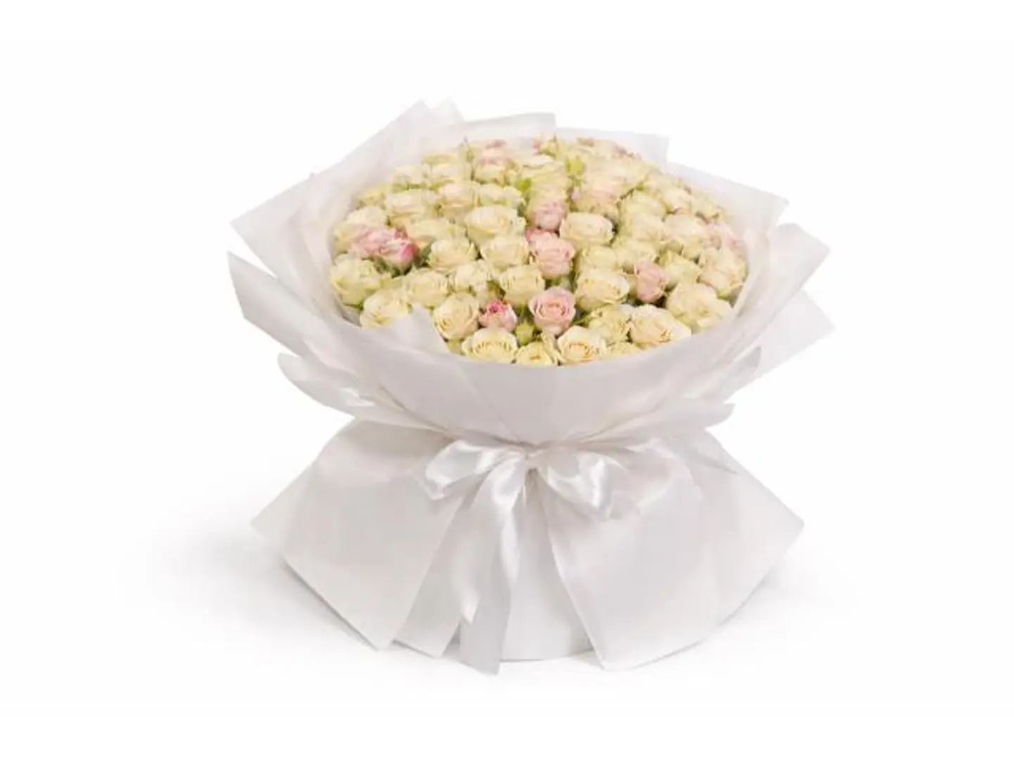 باقة الوردة البيضاء