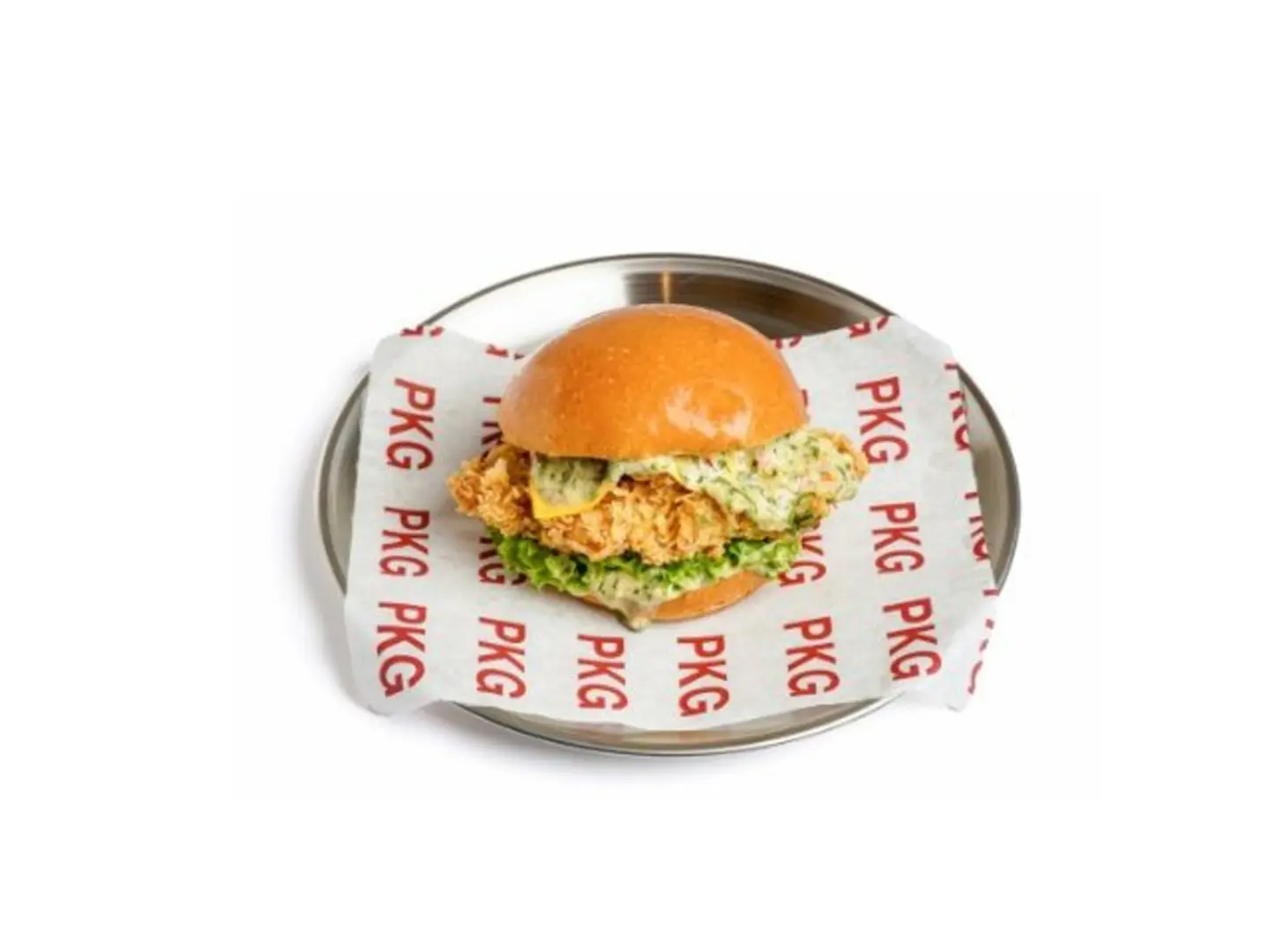 Chimichurri Aioli Chicken Burger