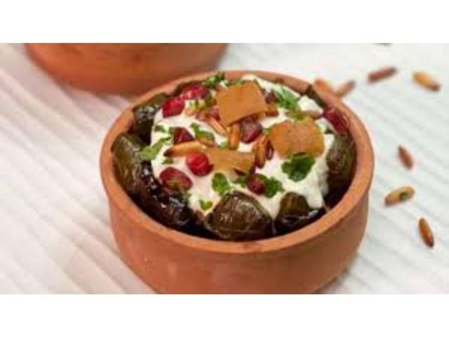 Stuffed Vine Leaves Fatteh