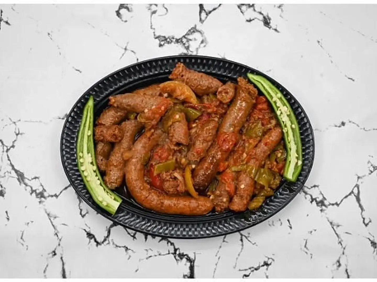 طبق سجق اسكندراني