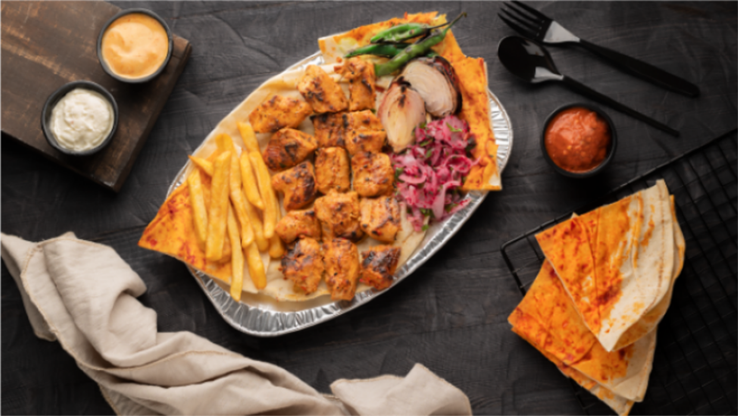 Shish Tawook Two Skewers