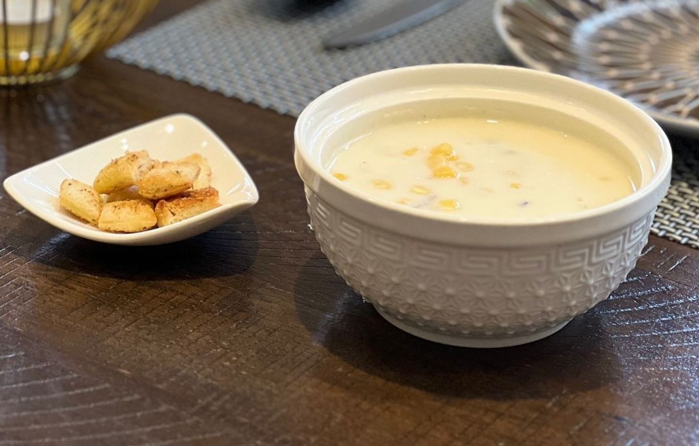 شوربة دجاج بالكريمة