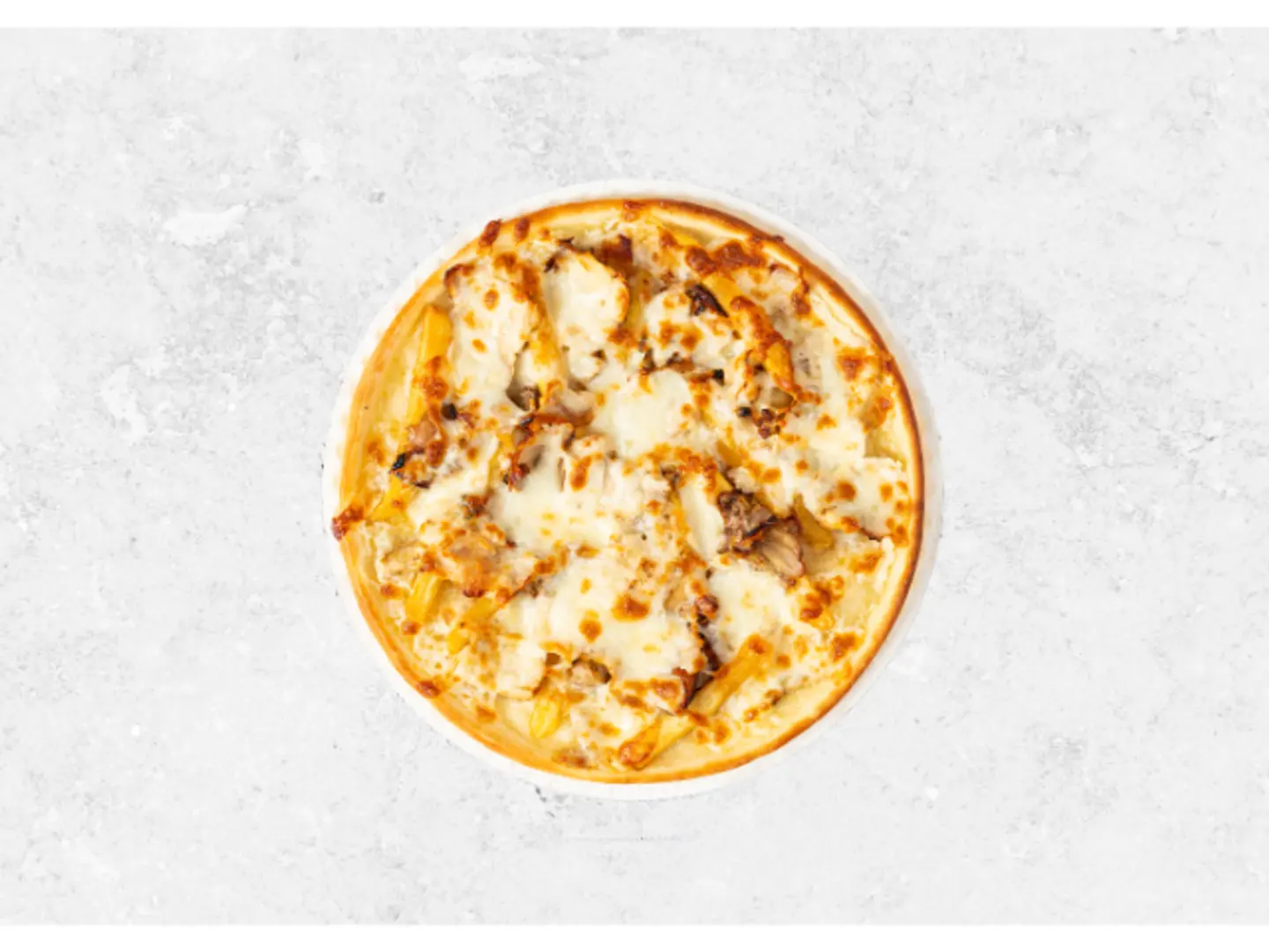 بيتزا قطع دجاج - وسط