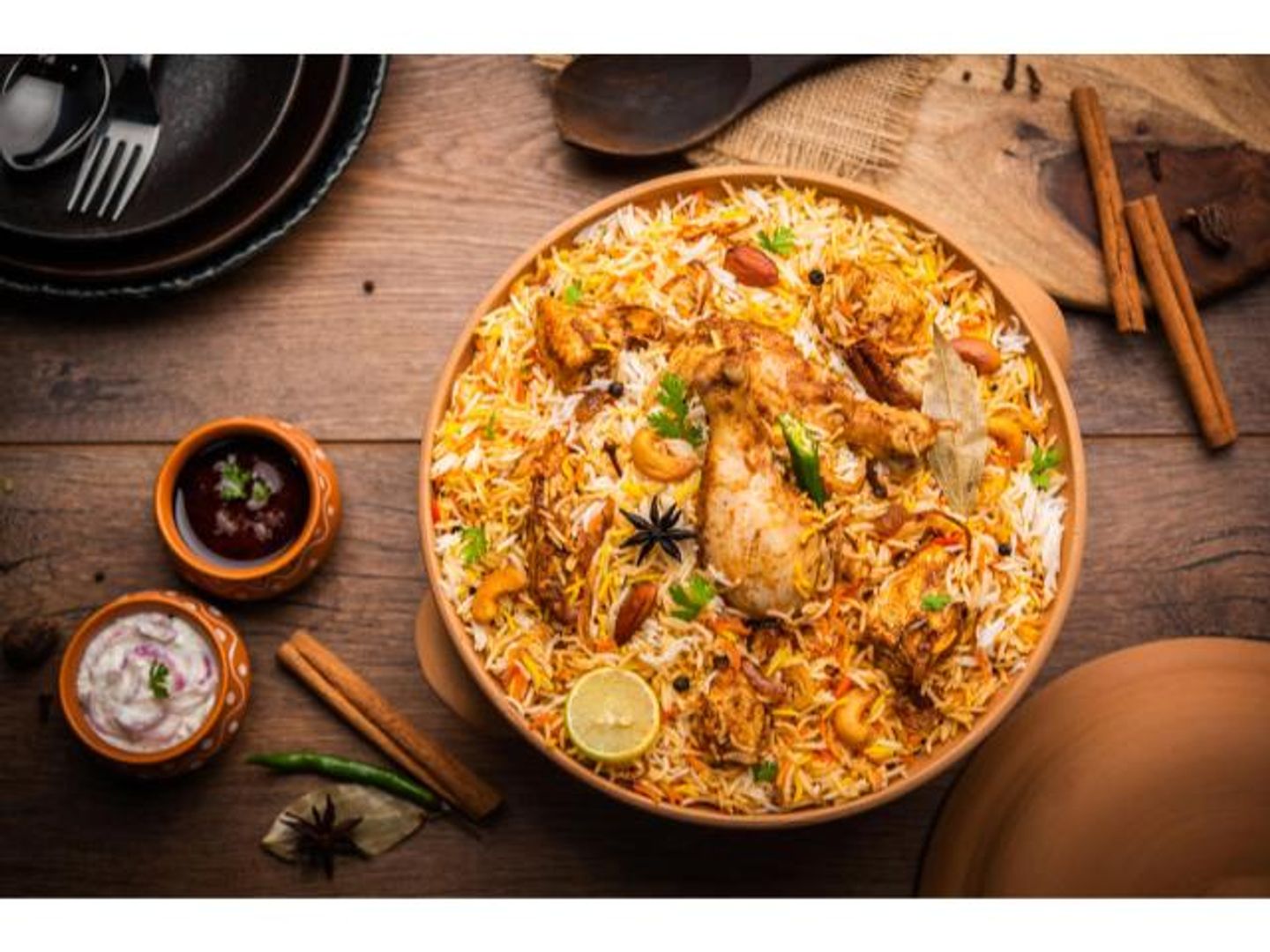 صحن برياني دجاج