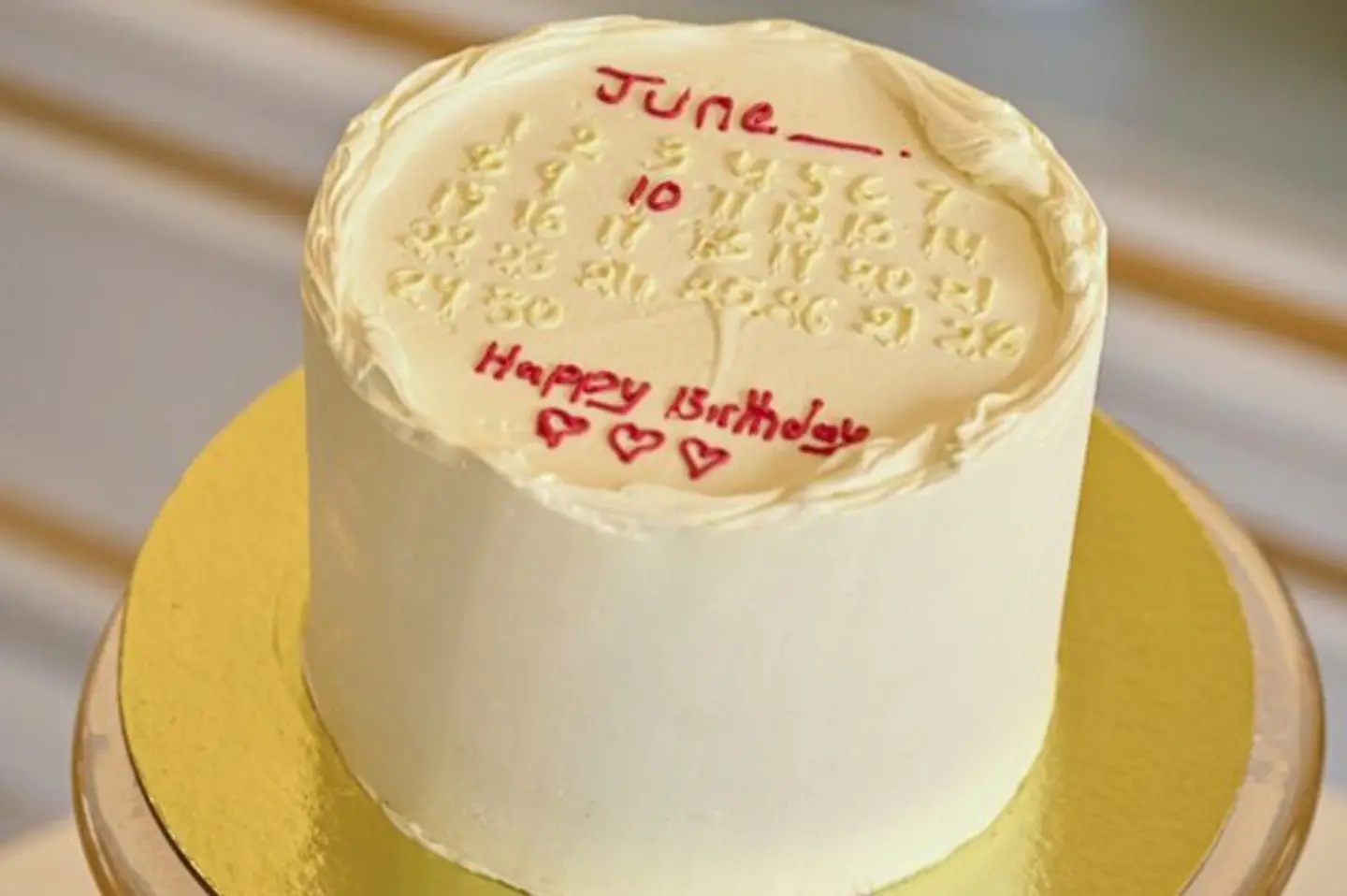 Happy Monthly Birthday Cake