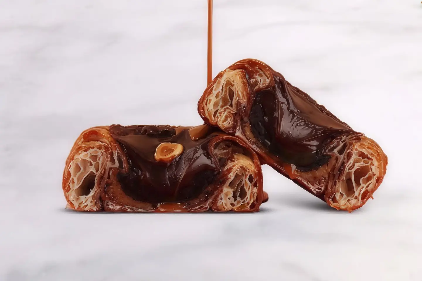 Chocolate Caramel Danish