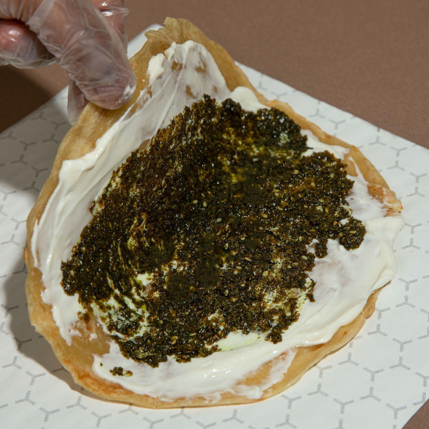 Labneh And Thyme Chapati