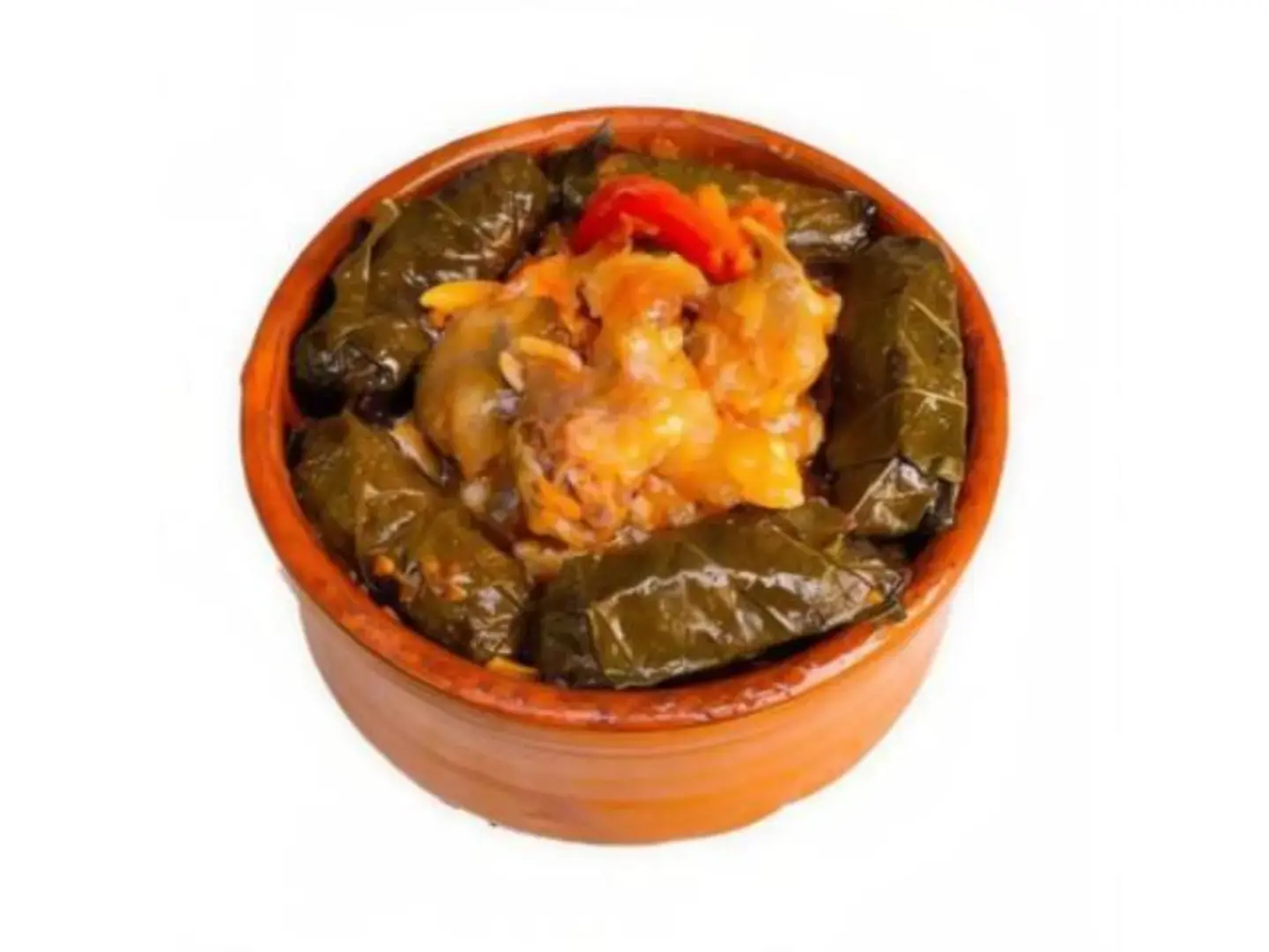 Akawi And Grape Leaves Tagine