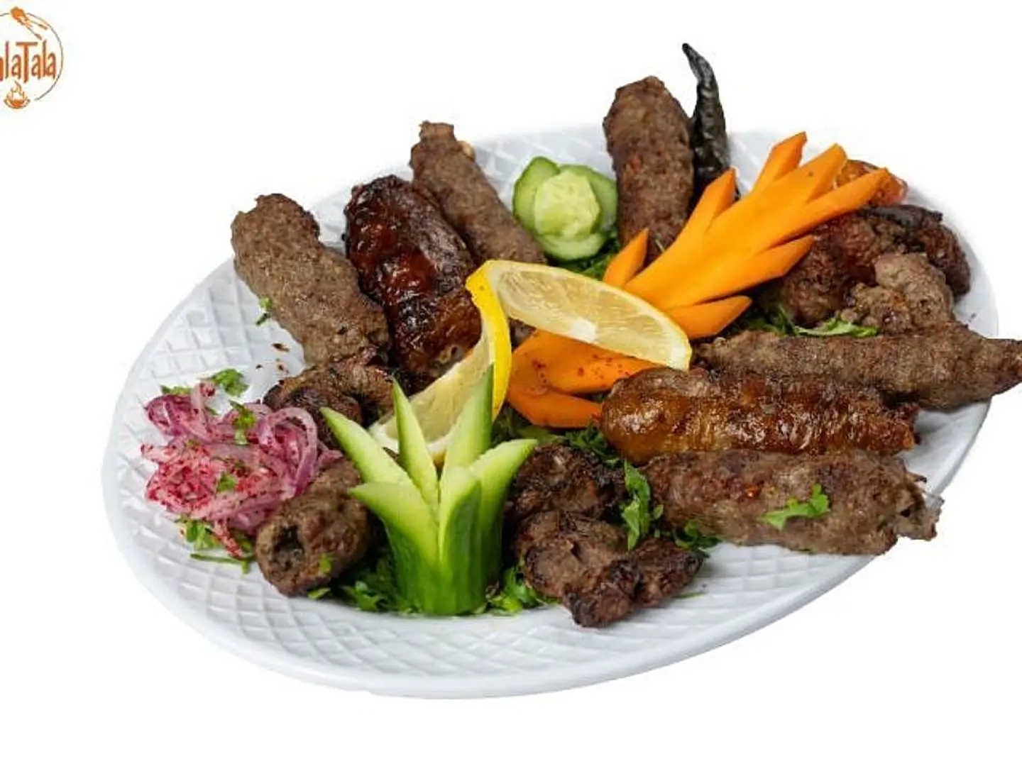 نص كيلو مشكل لحم