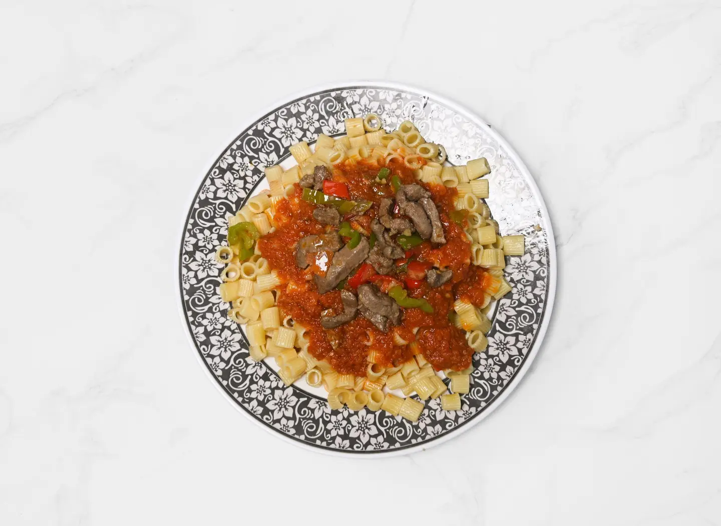 Liver Pasta Platter
