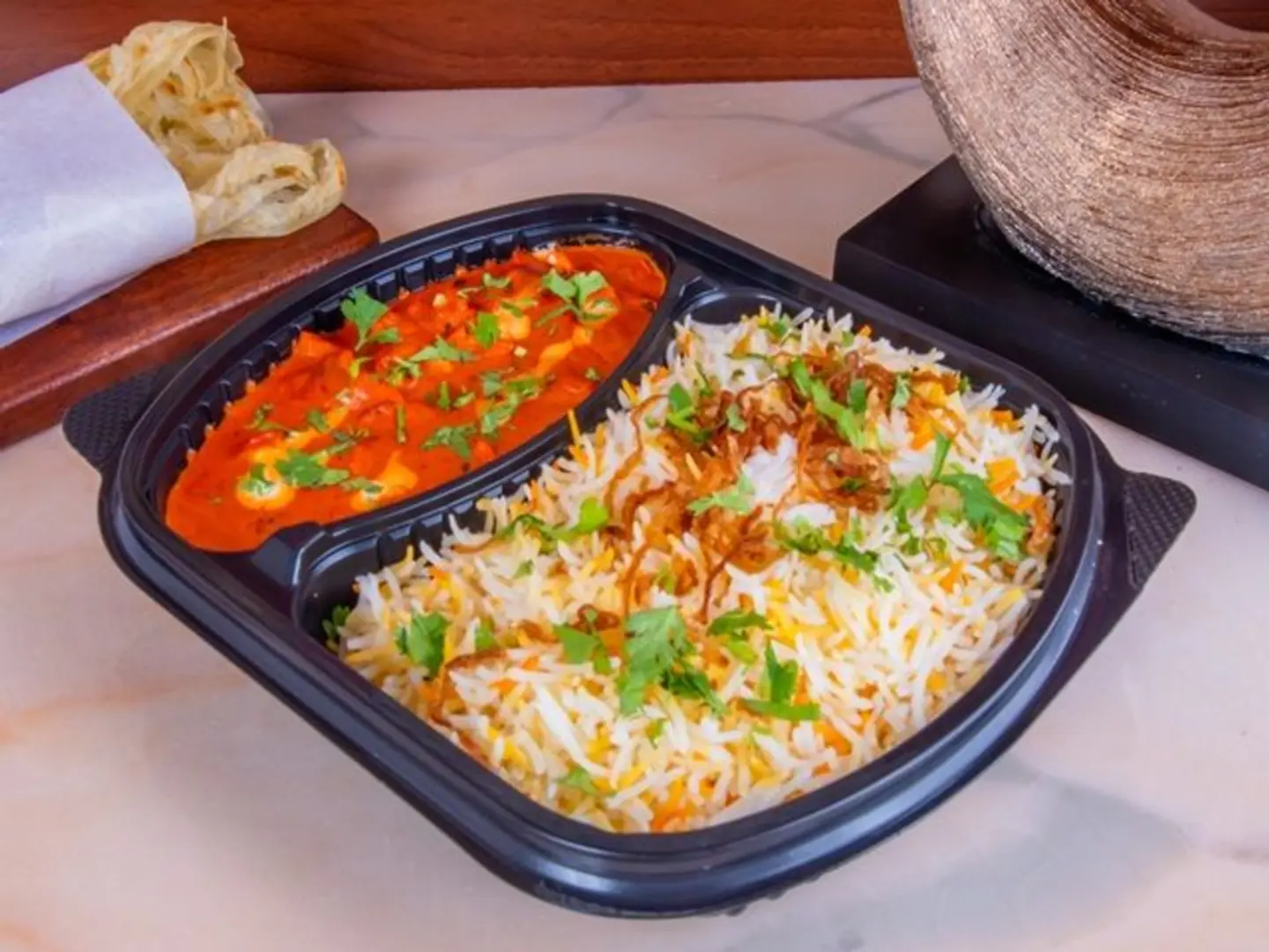Chicken Tikka Masala With Biriyani Rice