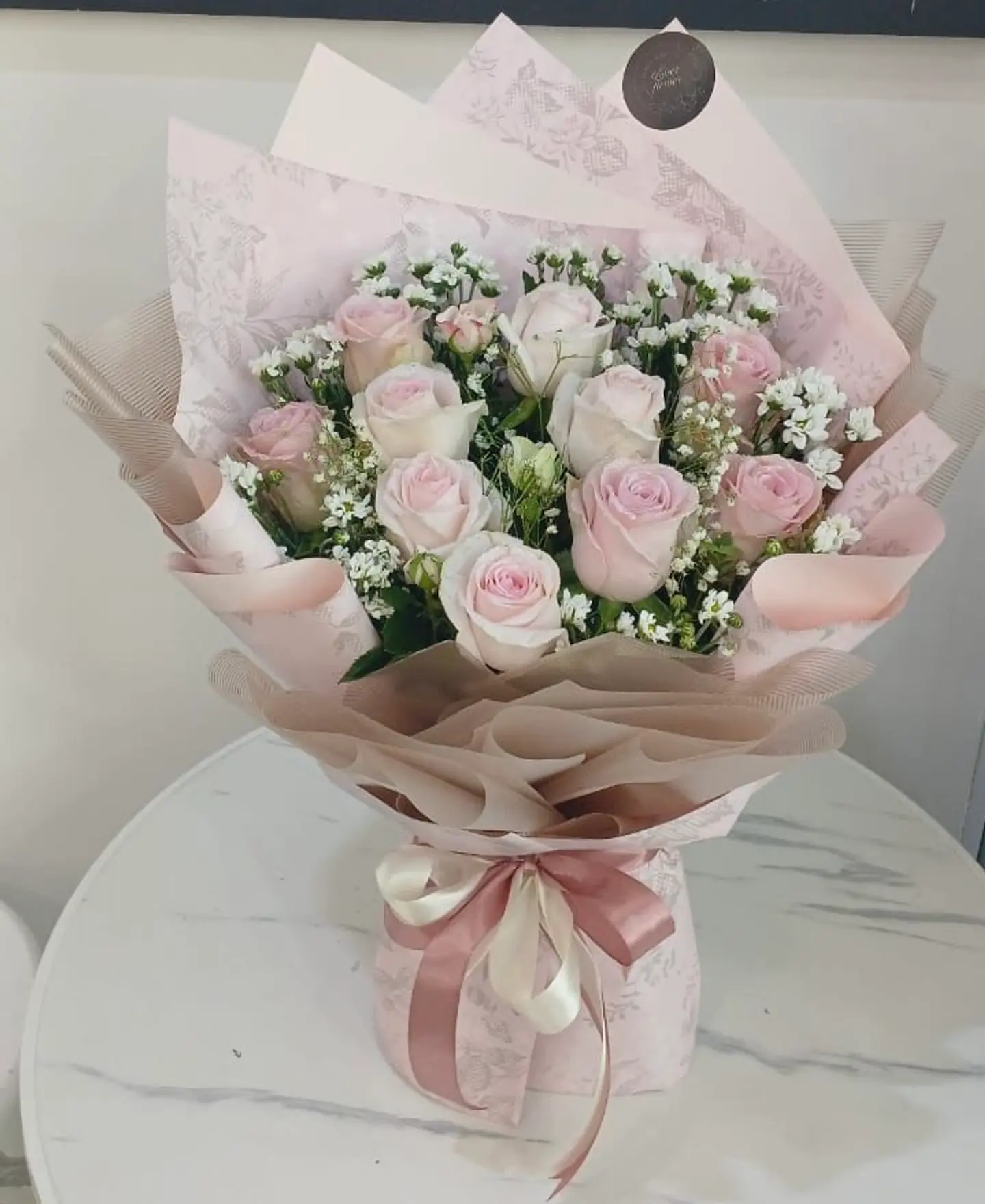 باقة العروس بلمسة البراءة الفاتنة