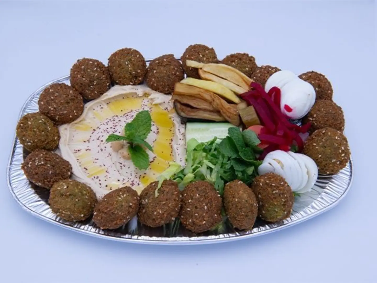 صحن فلافل صغير