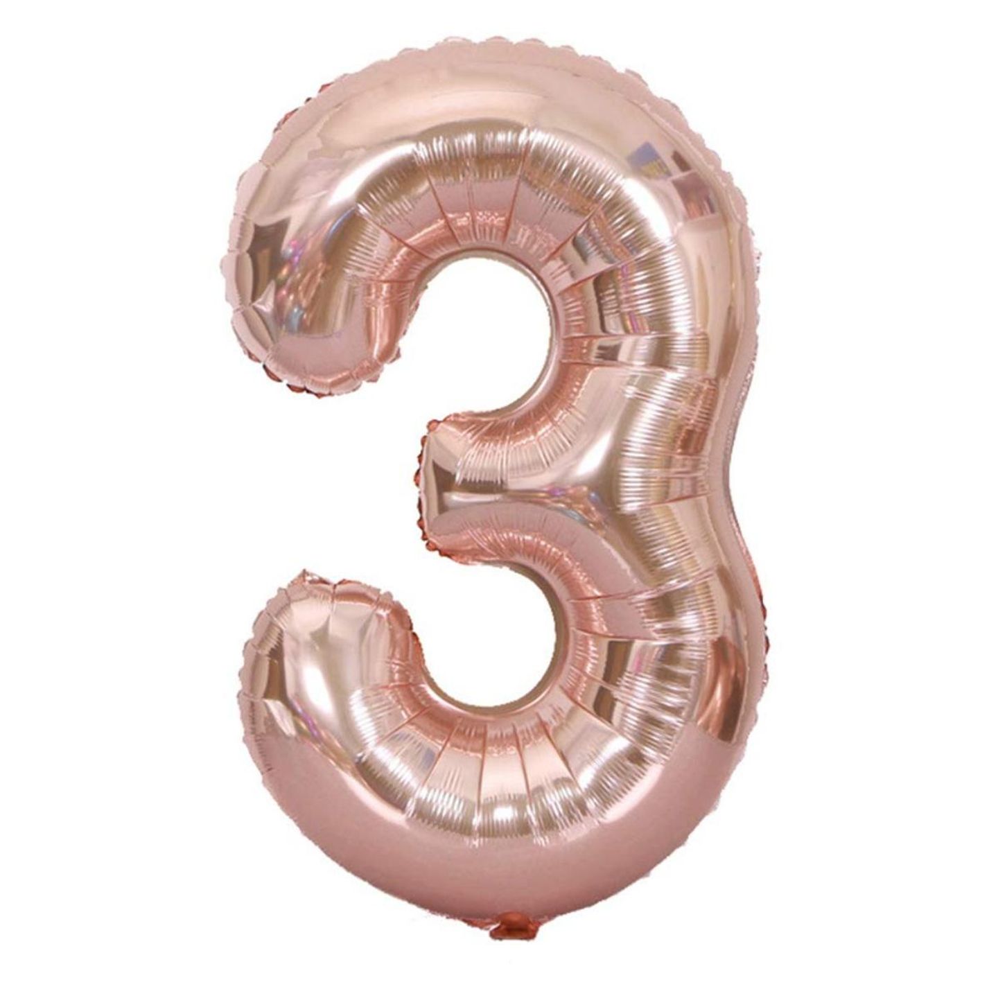 Golden Rose Number Balloon