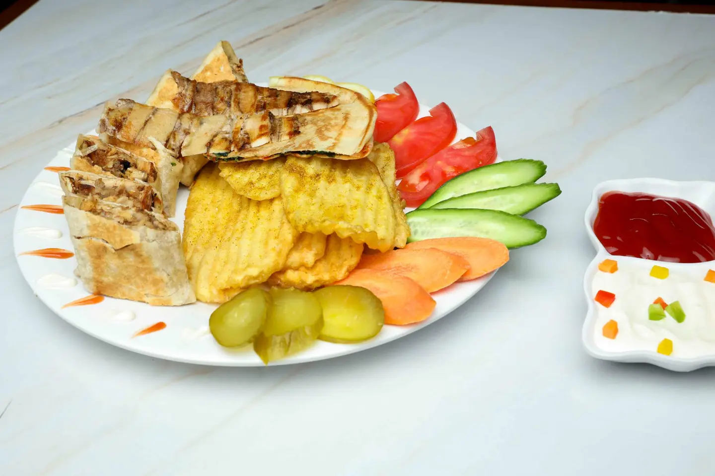 شاورما عربي دبل