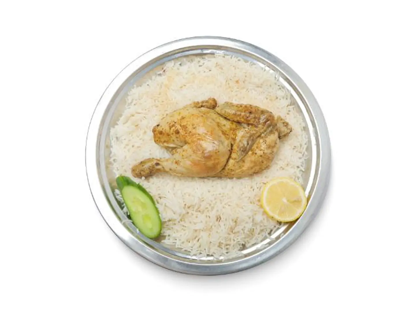 نصف دجاج حنيذ عدني
