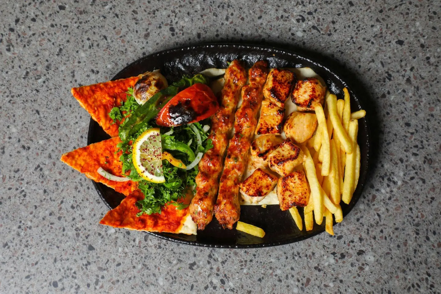 Mixed Meat And Chicken For One Person