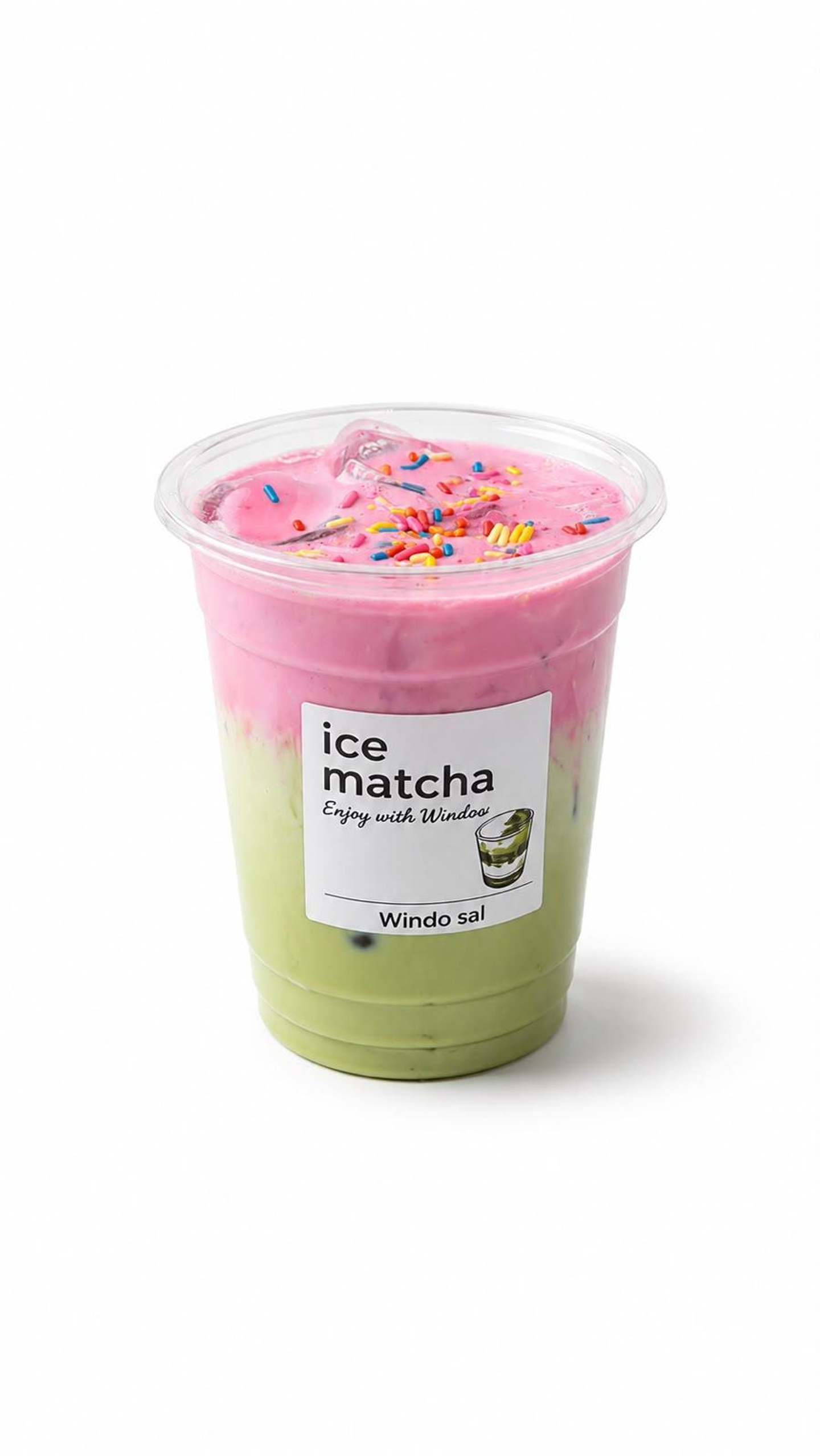 Iced Vimto Matcha
