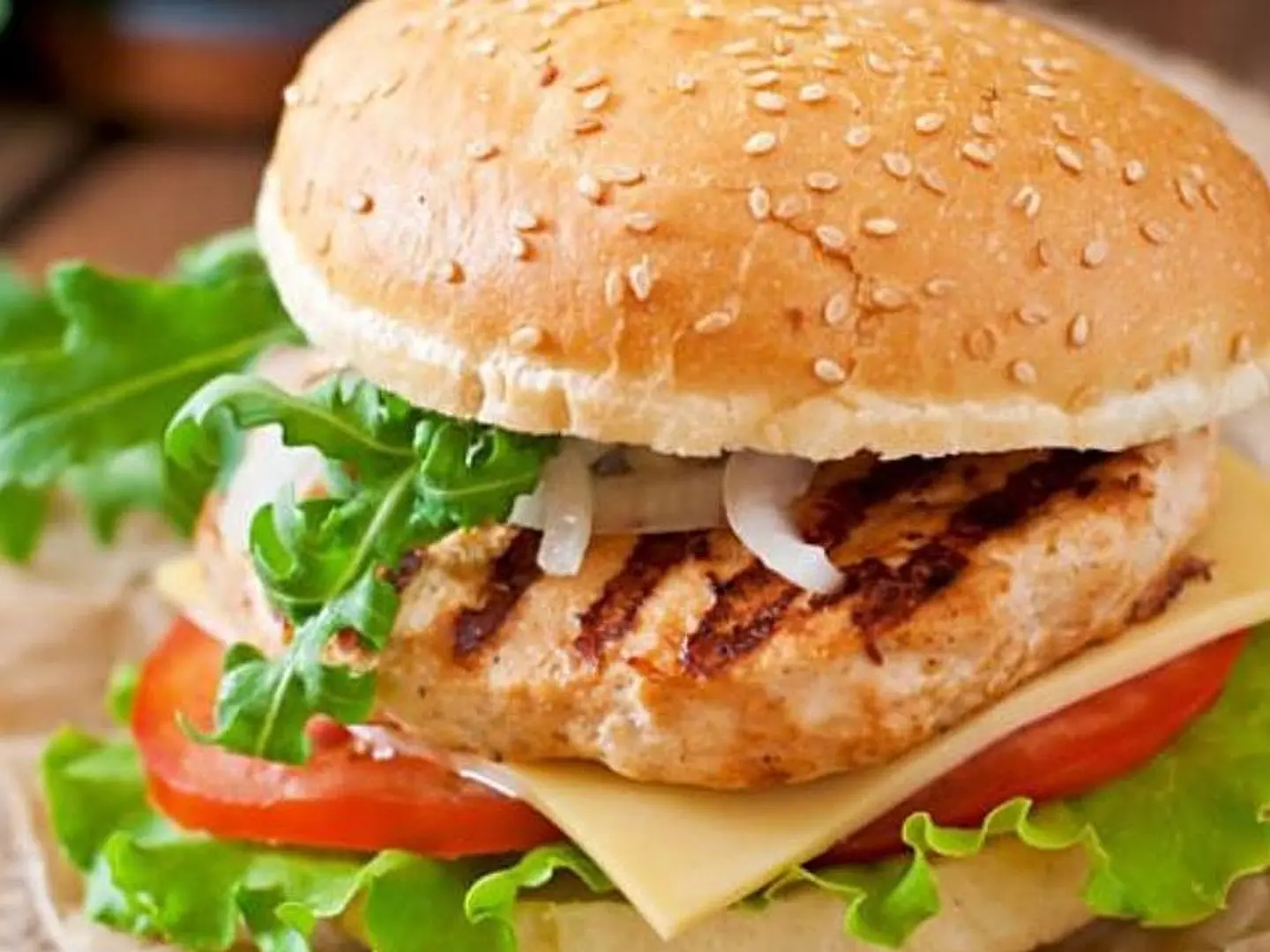 سندوتش برجر دجاج